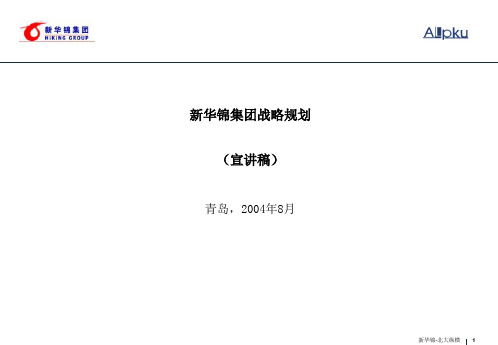 新华锦集团战略规划(宣讲版)