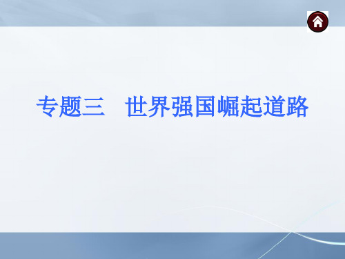 2015年中考历史专题复习课件：专题三 世界强国崛起之路