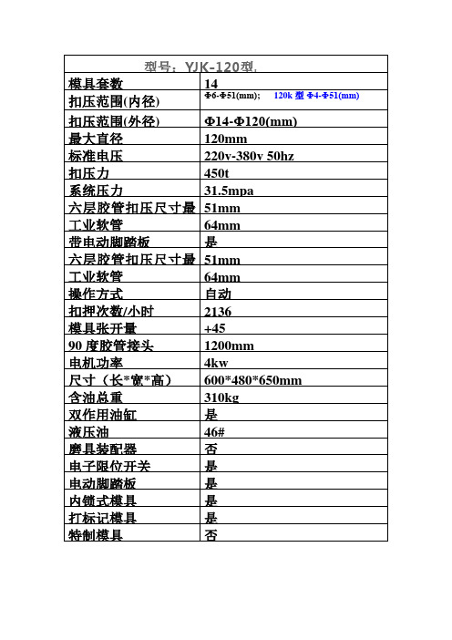 油管扣压机