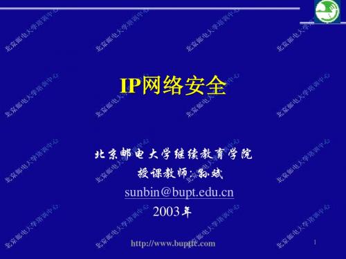 IP网络安全概述