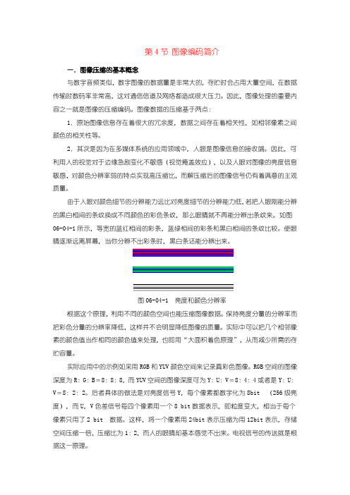 图像的编码简介