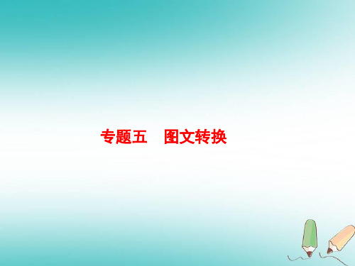 2019版高考语文一轮复习课件 第三部分+语言文字运用+专题五 图文转换