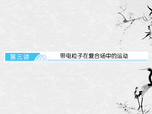 高考物理总复习 第八章 第三讲 带电粒子在复合场中的运动课件 新人教版选修31 