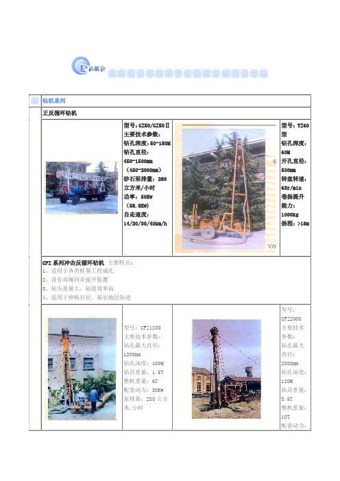 正反循环钻机