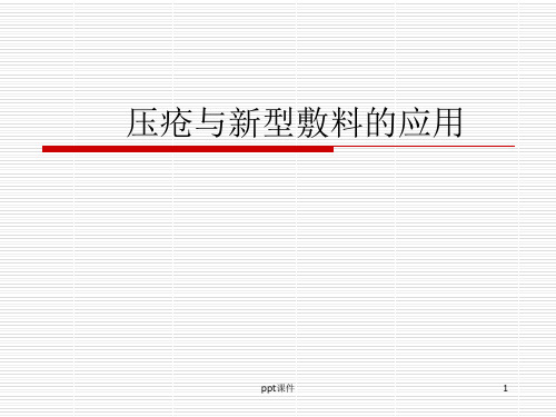 压疮与新型敷料应用  ppt课件