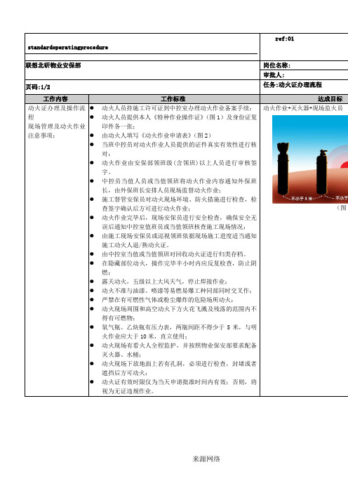 动火证办理流程