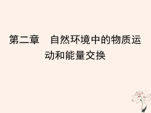 2020年高中地理第2章自然环境中的物质运动和能量交换第4节水循环和洋流课件湘教版必修1
