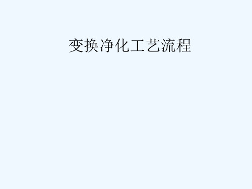 变换净化工艺流
