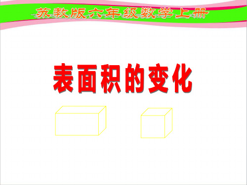 《表面积的变化》公开课PPT课件  省一等奖课件
