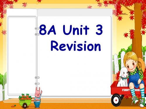 8A unit3 复习课件