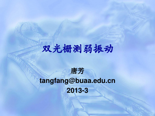 双光栅测弱振动