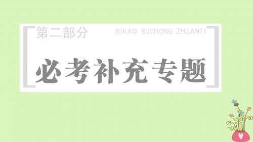18版高考数学二轮复习第2部分必考补充专题课件理