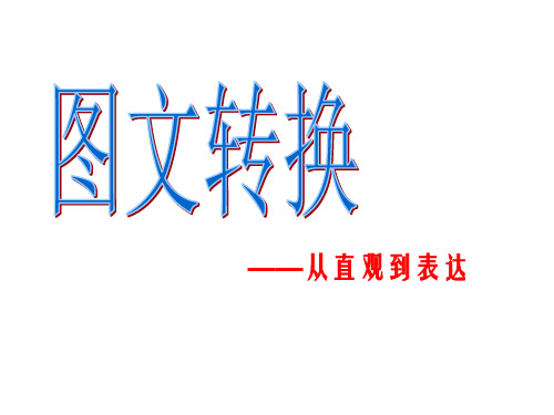 2020届高考复习《图文转换的方法及步骤》教学课件(46页)