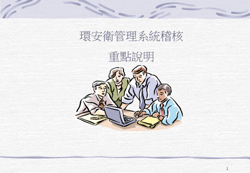 环安卫审核重点