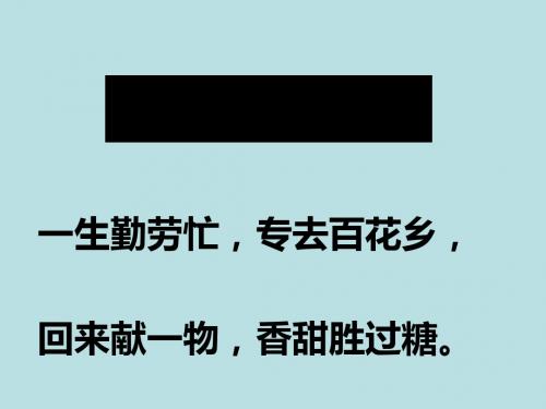 农业益虫PPT课件1 冀教版