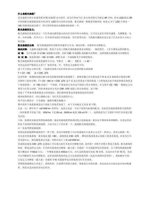 配光曲线图