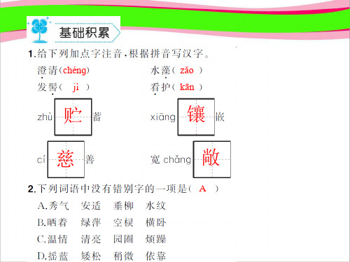 2.济南的冬天 公开课一等奖课件