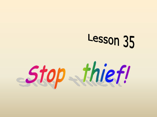 新概念英语第二册Lesson35(共23张PPT)
