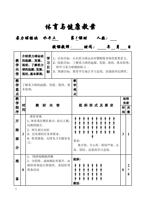柔力球18课时教案