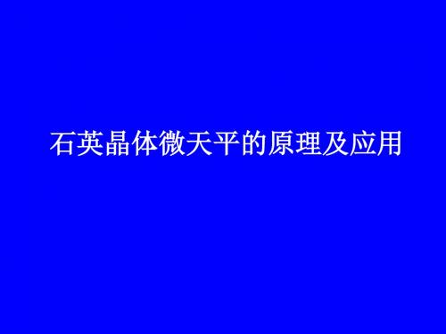 2010石英晶体微天平(物质结构).