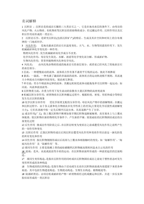 沉积岩重点 (2)