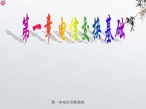 第一章电信交换基础