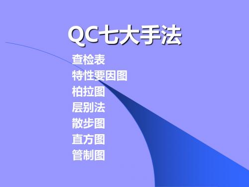 QC7大手法培训课件(共59张PPT)