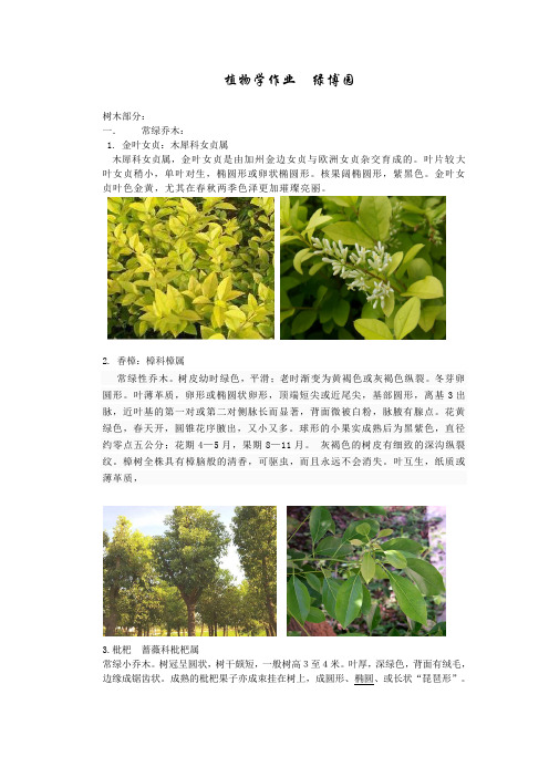 绿博园植物分析
