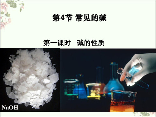 九年级上科学常见的碱pptppt浙教版