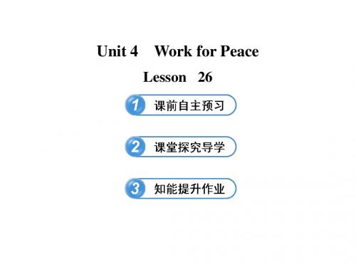 冀教版九年级下Unit4 Lesson 26课件(共21张PPT)