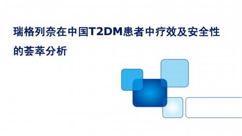 7_瑞格列奈中国荟萃分析