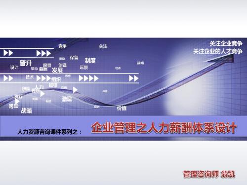 2018-企业管理之人力薪酬体系设计(非常实用)