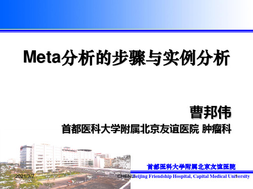 Meta分析实例分析