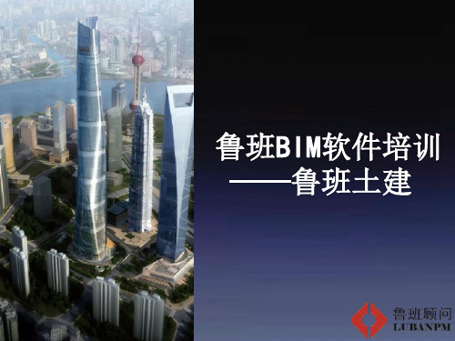 鲁班BIM(土建)软件应用要点及案例