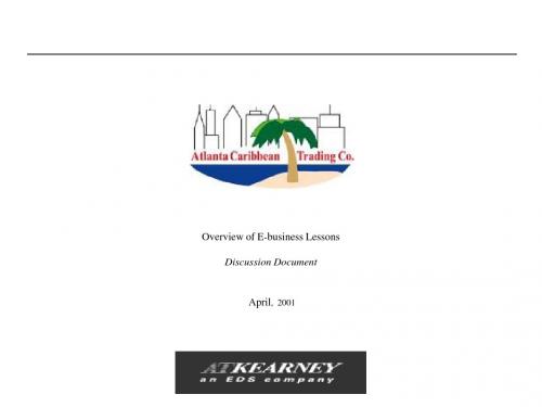 科尔尼咨询报告-Overview of E-business Lessons