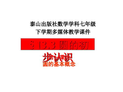 圆的初步认识ppt 青岛版