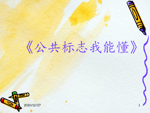 《公共标志我能懂》 ppt课件