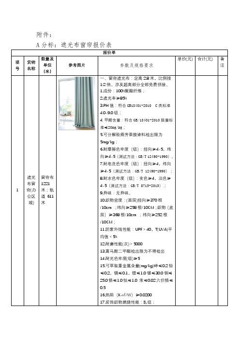 遮阳布窗帘_附件