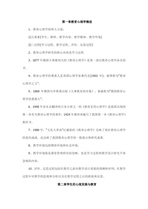 2015年陕西教师招聘考试-教育心理学