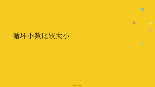 循环小数比较大小(共5张PPT)