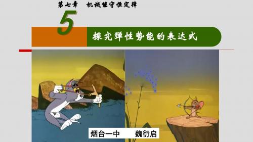 人教版高中物理必修二 第七章第五节 探究弹性势能的表达式公开课教学课件(共20张PPT)