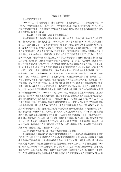 2019民政局局长述职报告_0