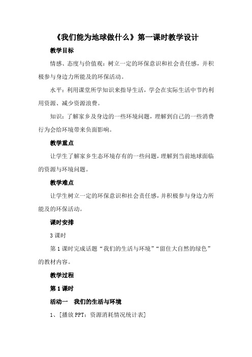 人教版小学品德与社会六年级下册《同在一片蓝天下 放飞和平鸽》优质课教学设计_1