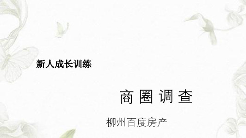 商圈定义PPT课件