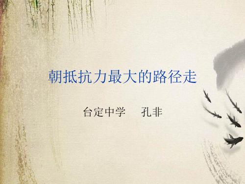 朝抵抗力最大的路径走ppt21 课件下载