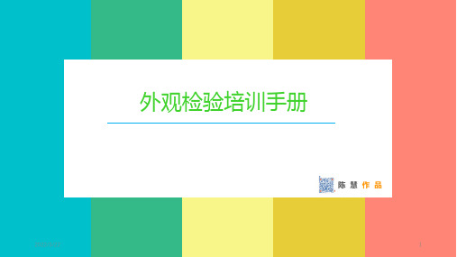 外观检验技能培训