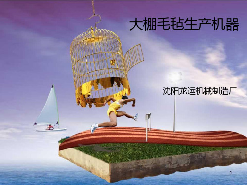 大棚毛毡生产机器PPT课件