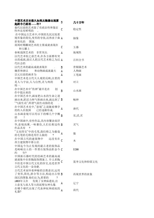 中国艺术史