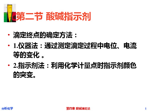第四章 酸碱滴定法二