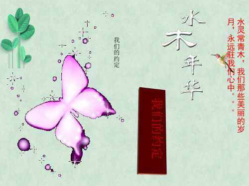 主题班会：我们的约定课件